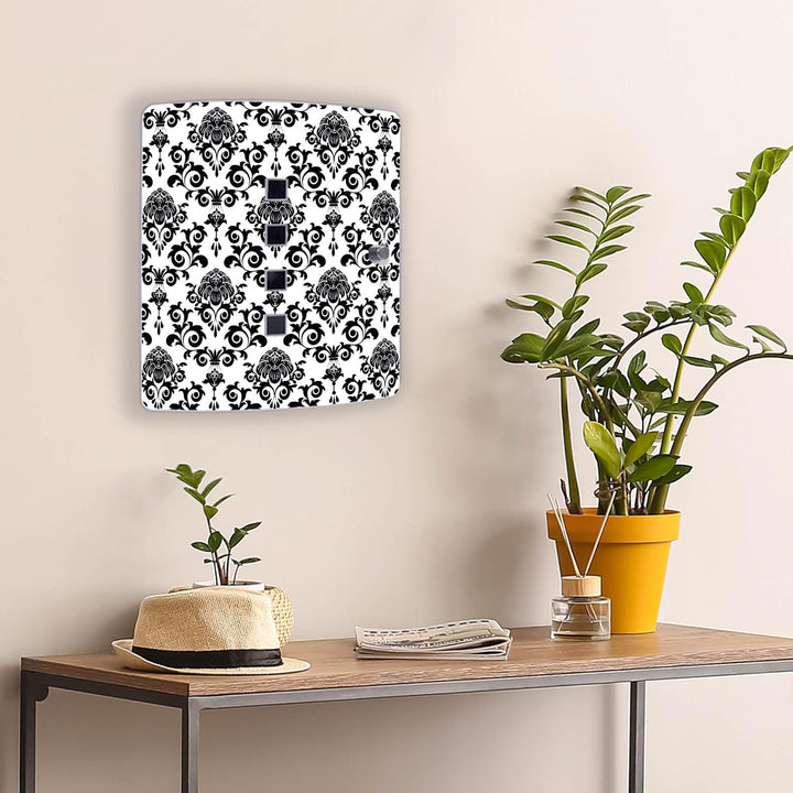 banjado Design Schlüsselkasten aus Edelstahl für 10 Schlüssel/Schlüsselschrank zur Schlüssel Aufbewa