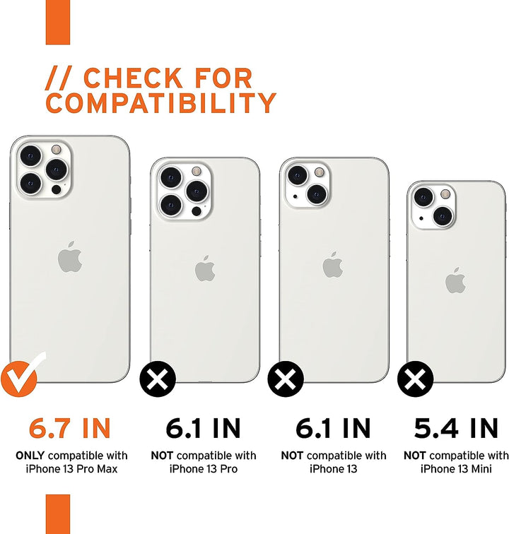 Urban Armor Gear Monarch Schutzhülle kompatibel mit Apple iPhone 13 Pro Max [Wireless Charging kompa