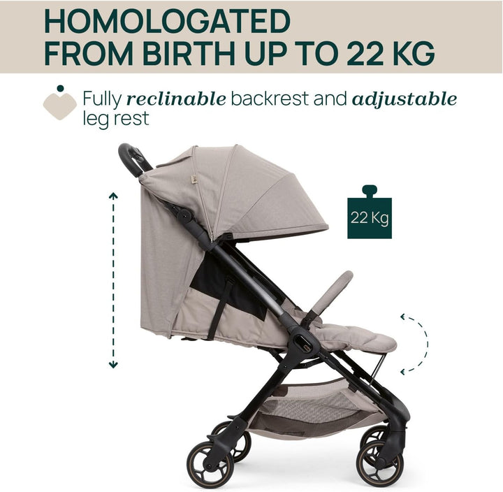 Chicco WE 2 Kinderwagen, leichter, faltbar, von 0 Monaten bis 22 kg, Reise-Kinderwagen, leichter Flu