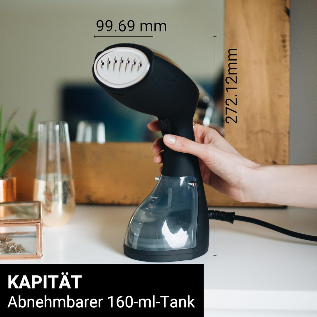 SteamOne - Tragbarer Dampfglätter, 1400 W, 24 g/min – Steamer, Autonomie 11 Minuten (260 ml) – berei