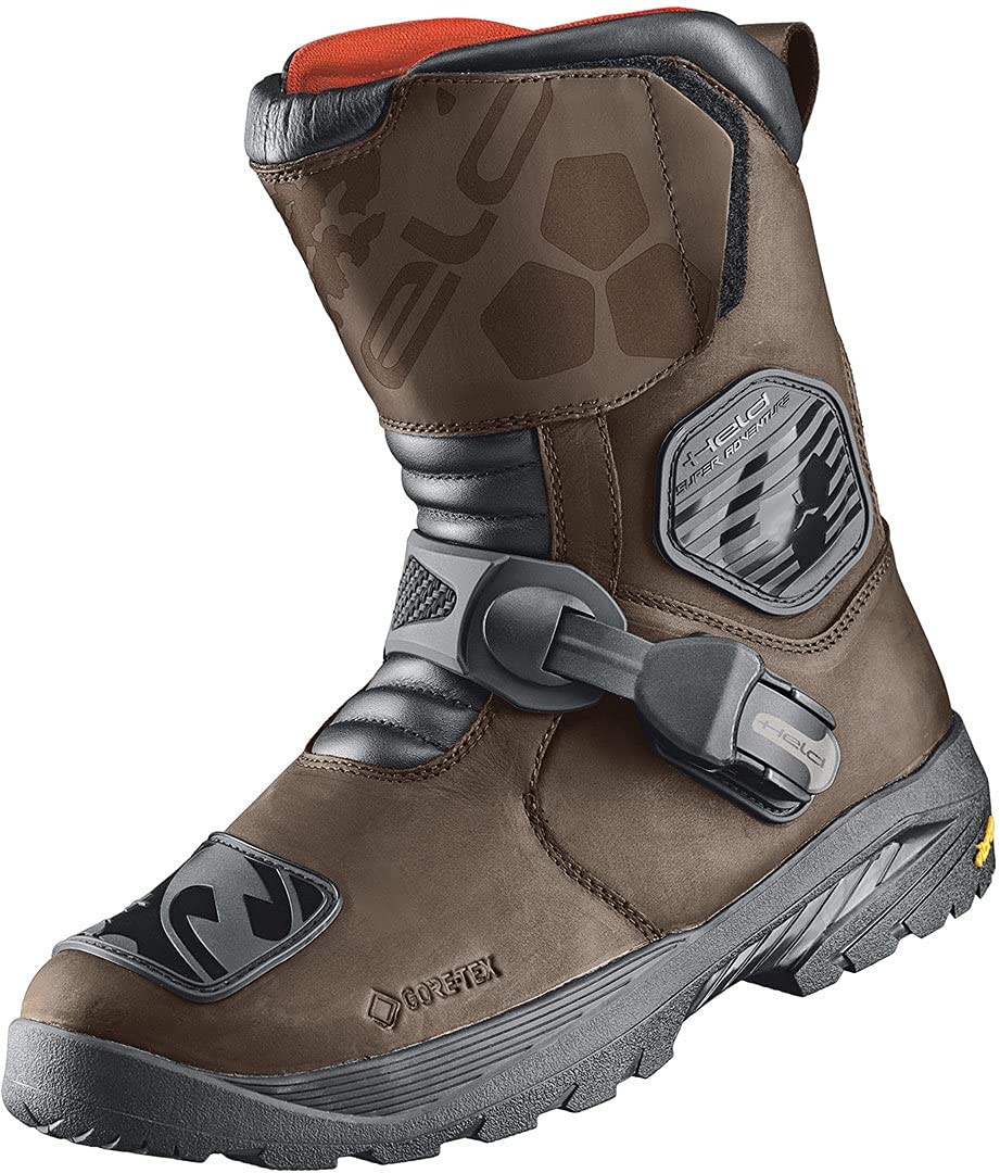Held Brickland LC Gore-Tex Motorradstiefel, braun, 43 43 EU Braun, 43 EU Braun
