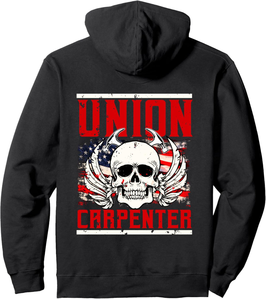 Zimmermann Geschenke Design auf der Rückseite der Kleidung Pullover Hoodie