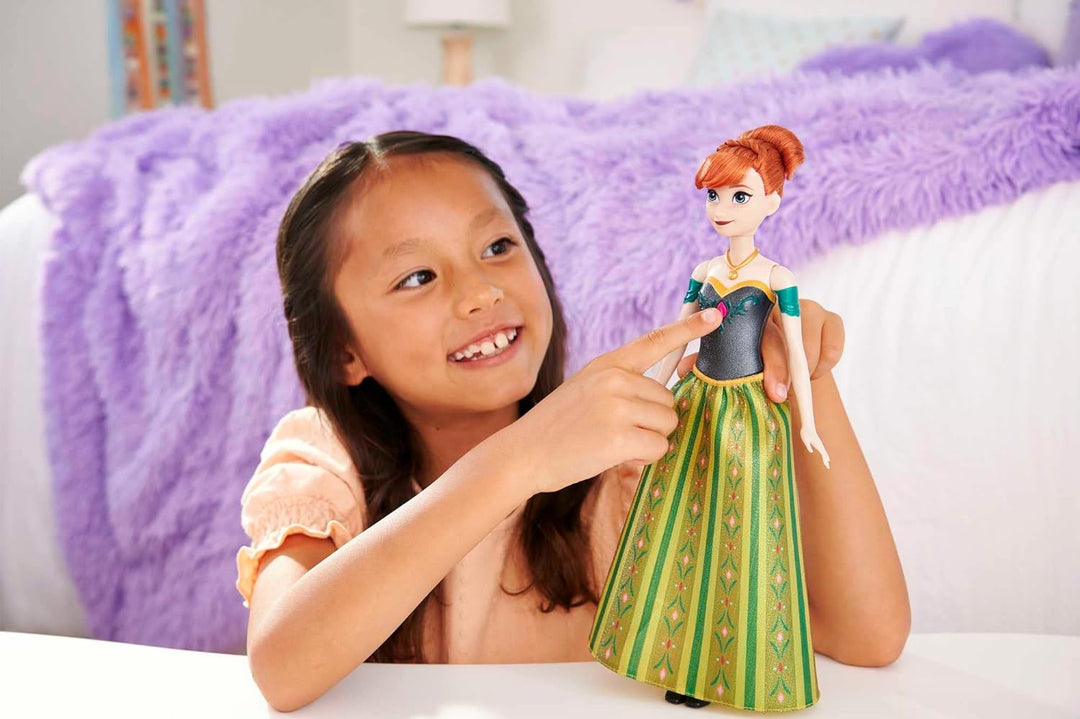 Frozen Disney Anna Heute, zum ersten Mal, Puppe mit exklusivem Look, singt Heute, zum ersten Mal aus