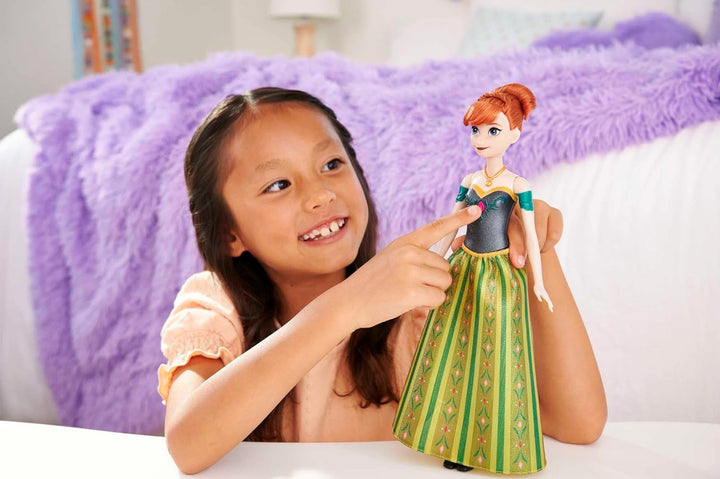 Frozen Disney Anna Heute, zum ersten Mal, Puppe mit exklusivem Look, singt Heute, zum ersten Mal aus