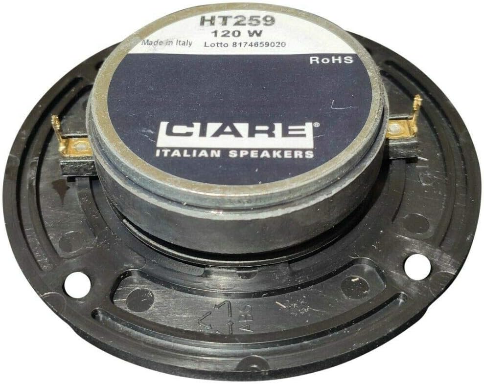 1 CIARE HT259 Dome Tweeter Driver hochtöner kuppeltreiber 4" 10,00 cm 100 mm Durchmesser 60 watt rms