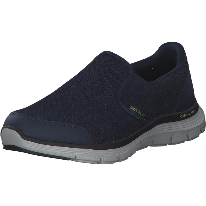 Skechers Herren Flex Advantage 4.0 Tuscan Sneaker 41 EU Navy Mesh Pu Lime Trim, 41 EU Navy Mesh Pu L