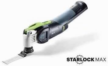Festool Akku-Oszillierer OSC 18 E-Basic-Set VECTURO (mit Absaugvorrichtung, Ansetzhilfe, Tiefenansch