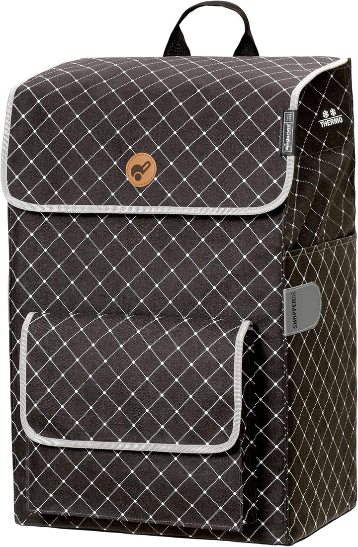 ANDERSEN Einkaufstrolley - Treppensteiger Royal Shopper Tamo anthrazit 51 L Reflektor,Thermo, Alumin