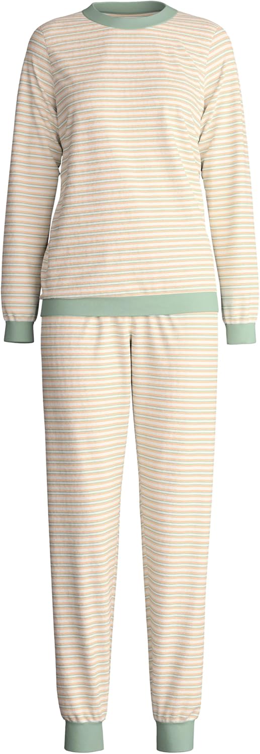 CALIDA Ornament Nights Kurz-Pyjama Damen, aus 100% Baumwolle, atmungsaktiv und klimaregulierend 36-3