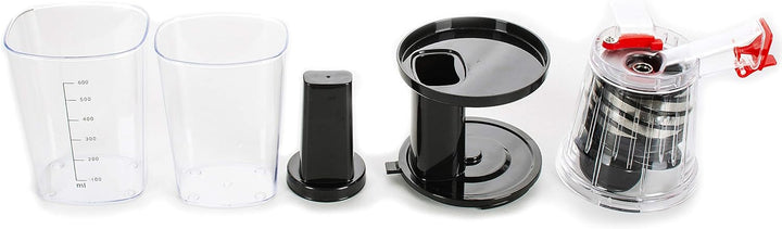 Zilan Elektrische Zitruspresse | 200 Watt | Auto-Start-Stop | 5 Stufen | 600ml Saftbehälter | Edelst