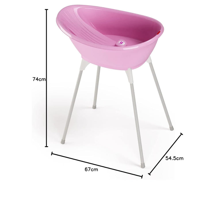 OKBABY Bella Kit mit Halterung, gemütliche Badewanne für Neugeborene und Babys von 0-12 Monate - Pin