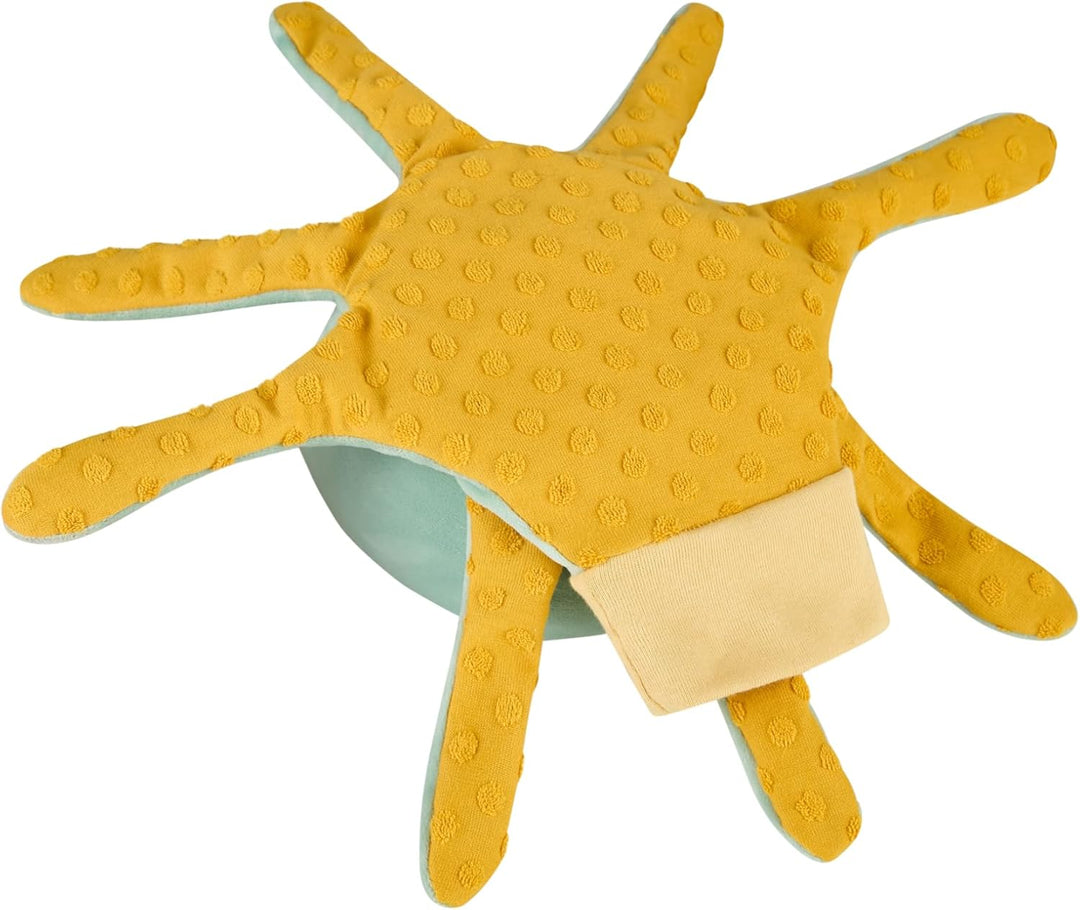 Sterntaler Handpuppe Octopus aus weichem Flausch, Kinder- und Babyspielzeug, wattiert mit Polyesterw