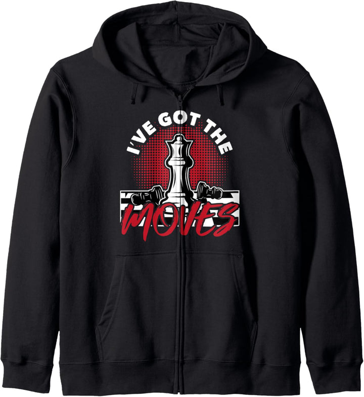 I Got The Best Moves Funny Chess Player Fans Kapuzenjacke