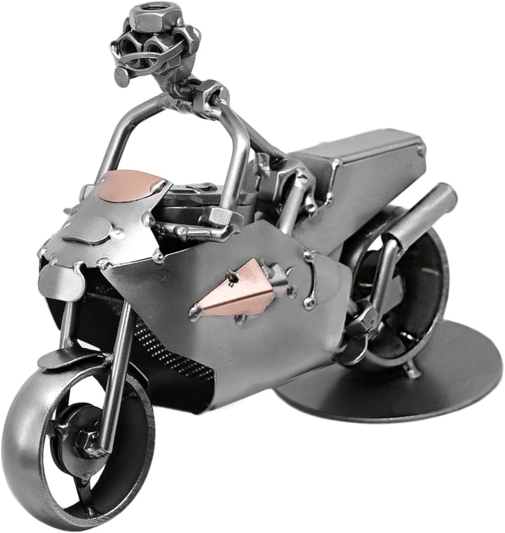 metalman24 Schraubenmännchen Motorrad Rennmotorrad I Handarbeit I Geschenkidee I Metallfigur I Metal