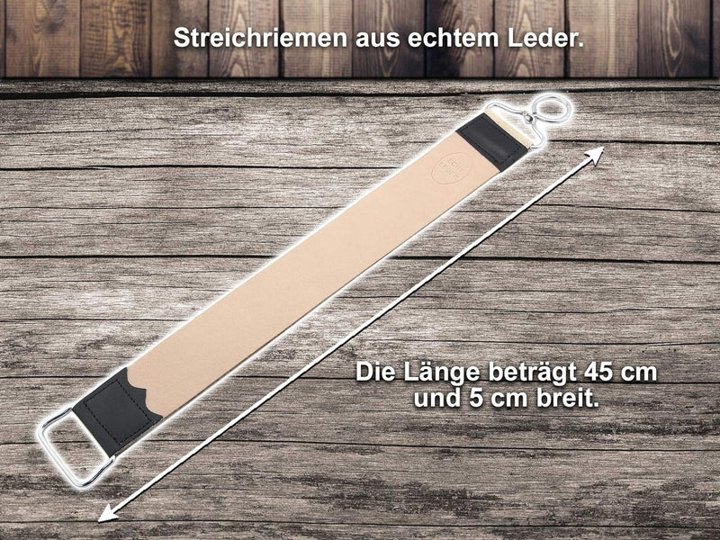 Rasier Set Herren Solingen Paste mit Rasiermesser Set Streichriemen von InstrumenteNrw mit Sitz in D