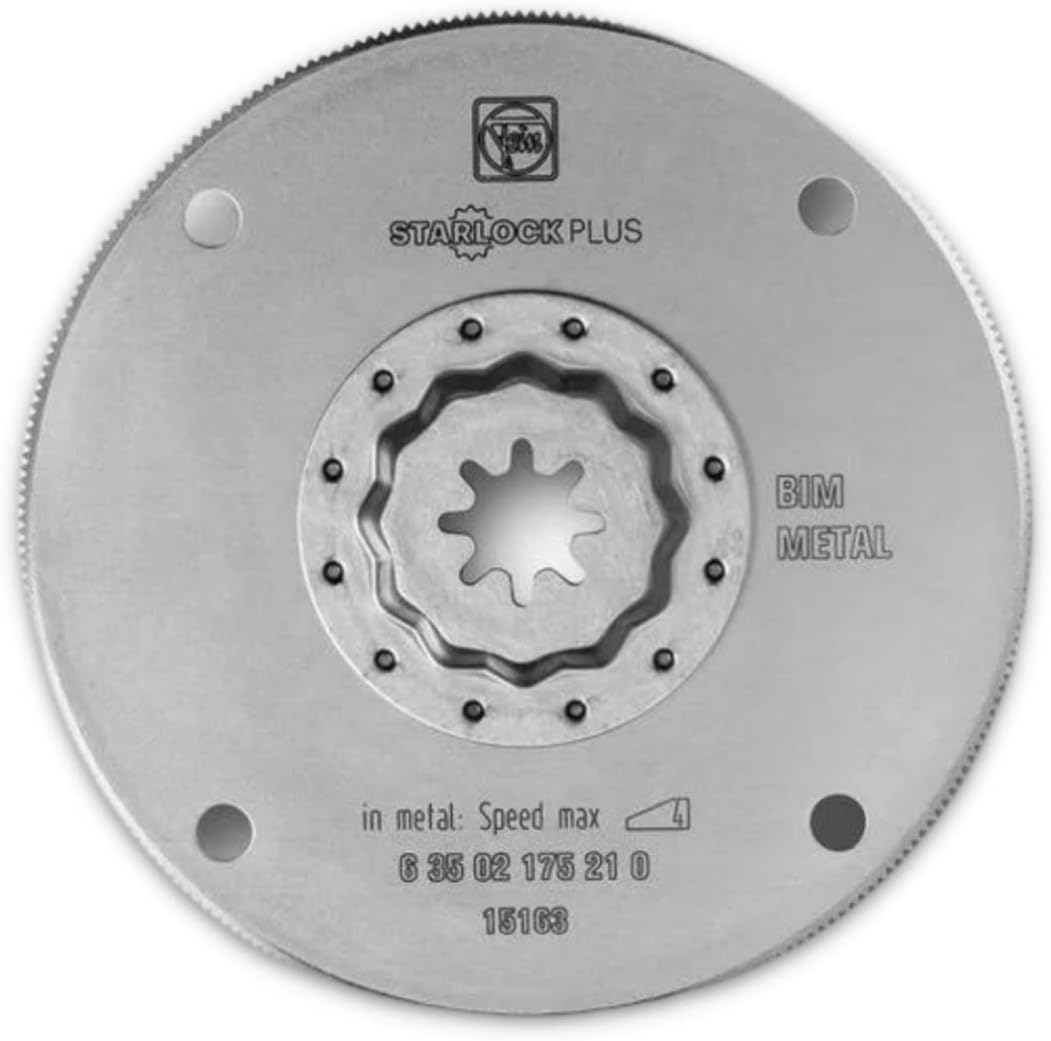 Fein HSS Sägeblatt (ø 100 mm, Aufnahme Starlock Plus, Bi-Metall für hohe Standzeiten, Metallverzahnu