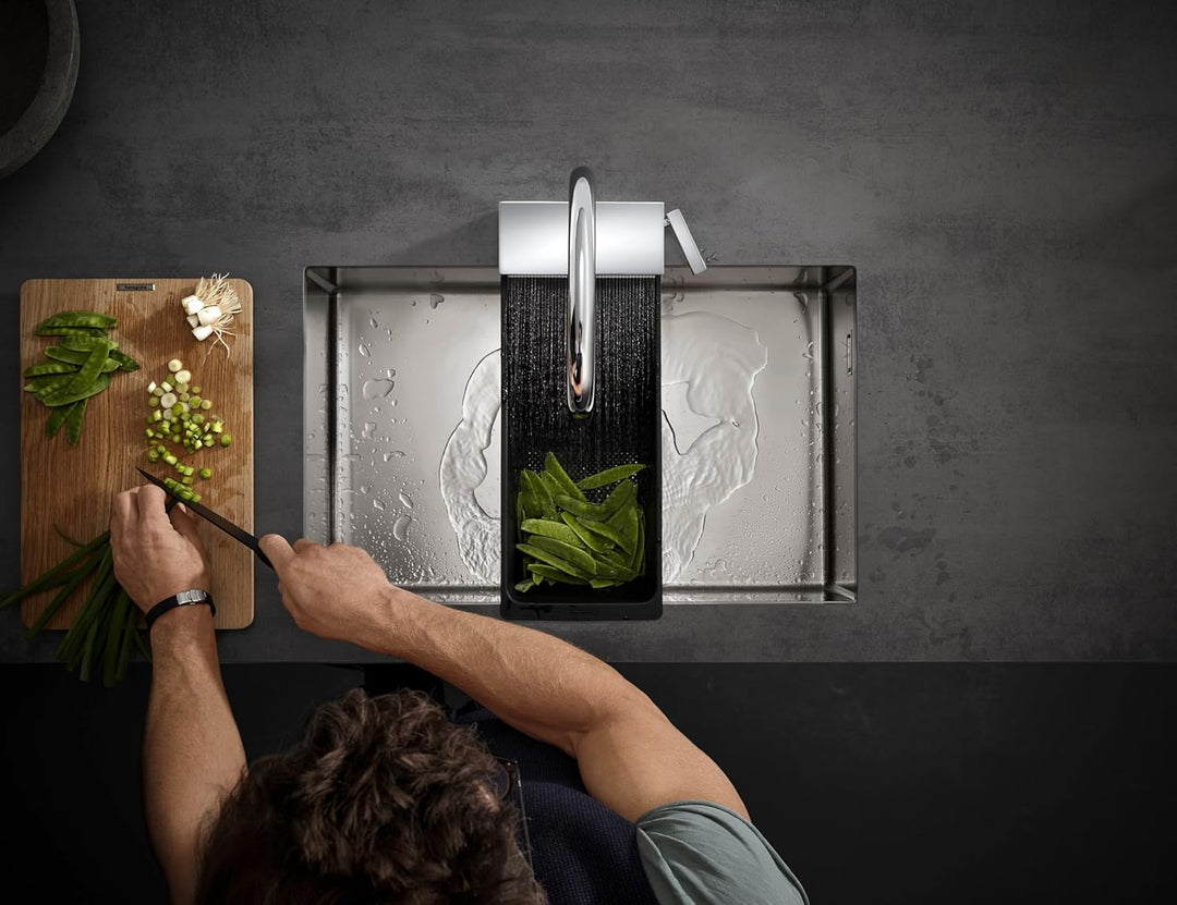 hansgrohe Aquno Select M81 - Küchenarmatur mit Brause ausziehbar, 3 Strahlarten, Wasserhahn Küche mi