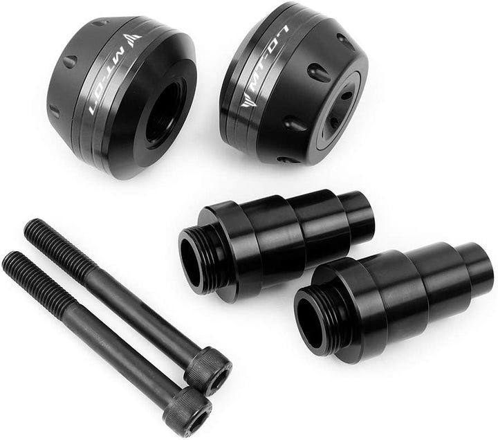 Sturzpads Rahmenschutz Sturzschutz Frame Sliders Motorrad für MT07 MT-07 MT 07 2015-2023 2024(schwar