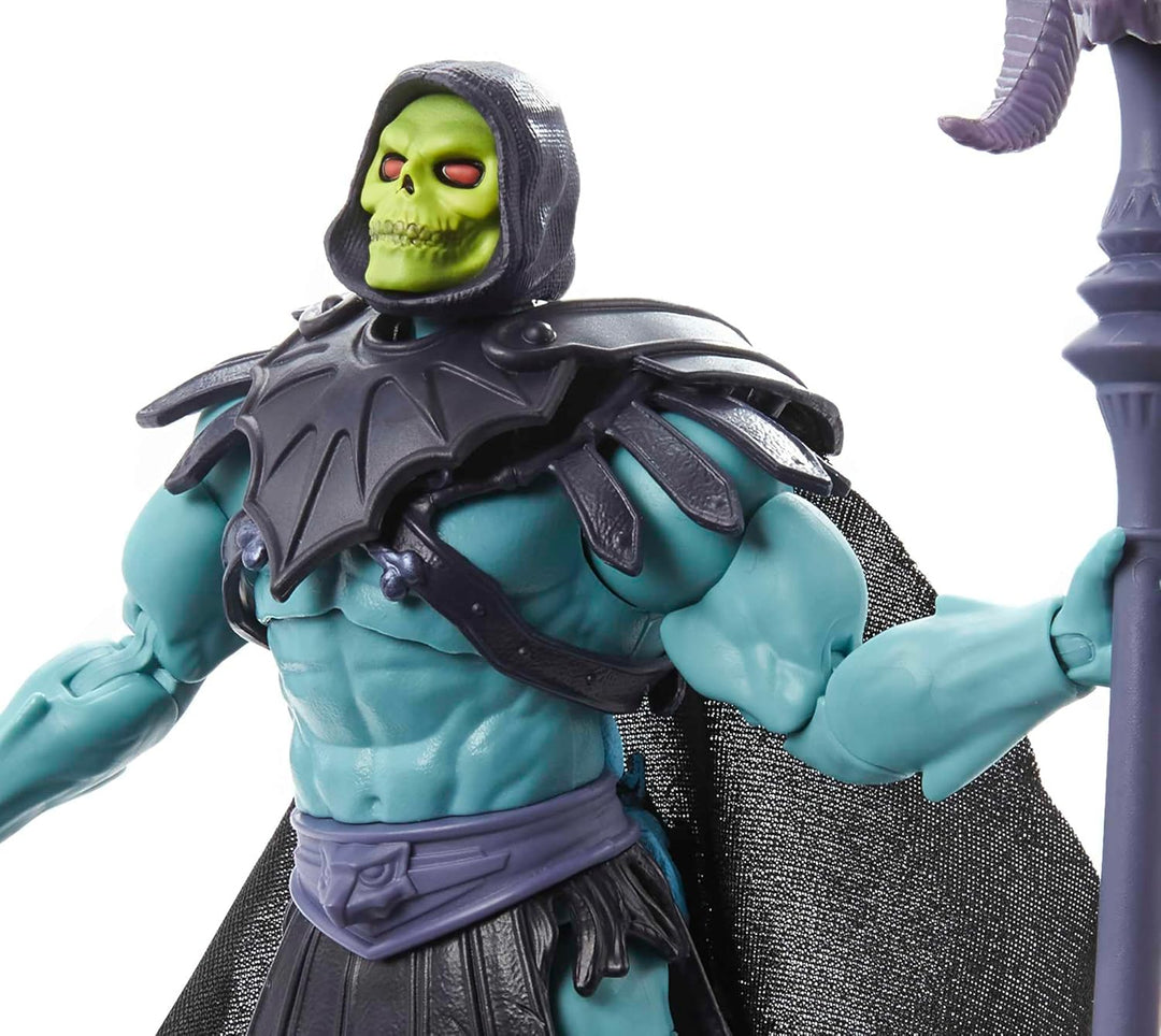 Masters of the Universe Masterverse New Eternia Barbarian Skeletor Action Figure with Accessories, 7