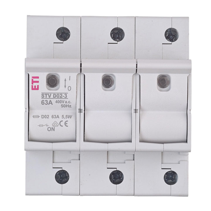 grenda-hammer® | Neozed Sicherung Lasttrennschalter Set D02 - 3-polig Set mit Schmelzeinsätzen und P