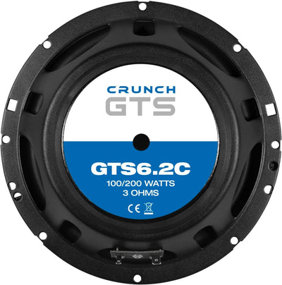 Crunch GTS6.2C 2-Wege Set Einbau-Lautsprecher 200W Inhalt: 1St.