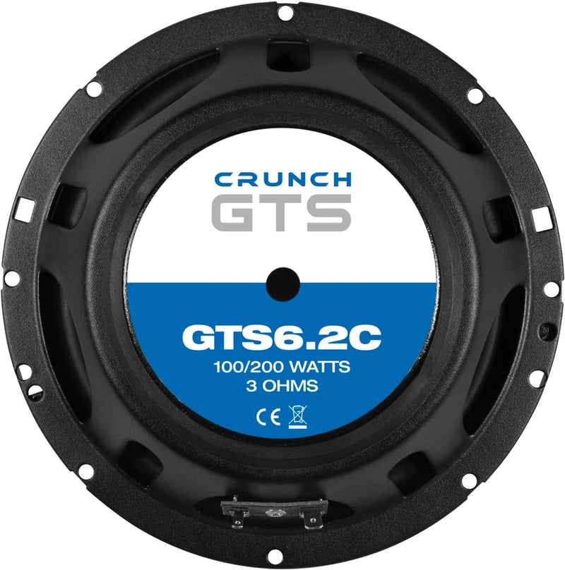 Crunch GTS6.2C 2-Wege Set Einbau-Lautsprecher 200W Inhalt: 1St.