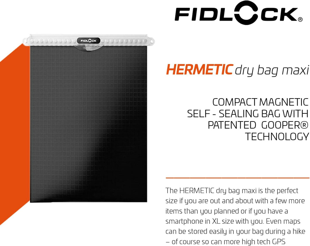 Fidlock Hermetic Drybag, Maxi, transparent/transparent maxi Transparent/Transparent, maxi Transparen
