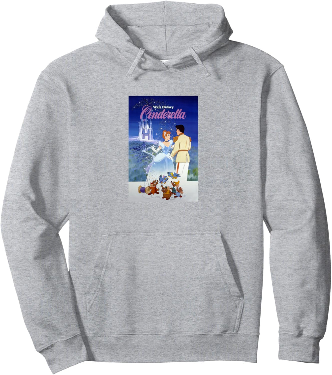 Disney Cinderella Classic Vintage Movie Poster Pullover Hoodie