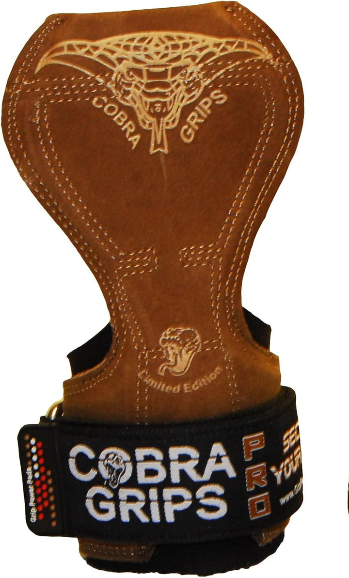 Cobra Grips V2 Lifting Griffe Gewicht Versa Handschuhe Alternative Power PRO BROWN LEATHER V1, PRO B