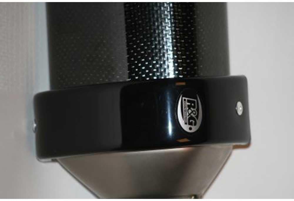 R&G Racing EP0008BK Hexagonal Exhaust Protector