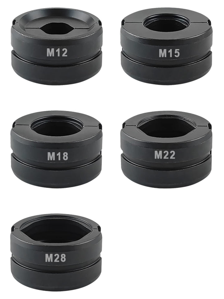 AMZCNC Pressbacke M12~M28 M-Kontur für 12mm,15mm,18mm,22mm,28mm, Pressbackeneinsatz passend für Hand