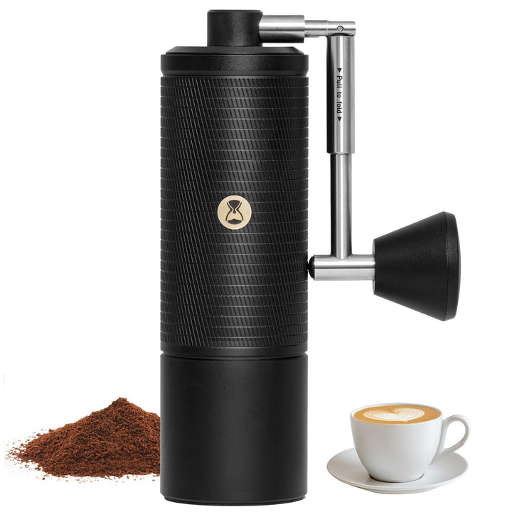 Timemore C5 ESP PRO Handkaffeemühle - 50 verstellbare Stufen, 42mm Edelstahl-Mahlwerk, Handkaffeemüh