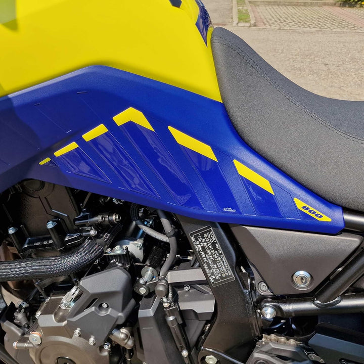 Resin Bike Sticker Set Motorrad Kompatibel Mit Suzuki V-Strom 800 De 2023. Schutz Motorrad Tank Basi