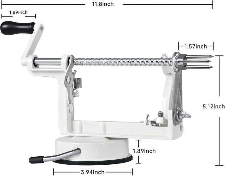 Apfelschäler Entkerner, langlebiger Apfelschäler aus Chromguss-Magnesiumlegierung, Apfelschäler, Sch