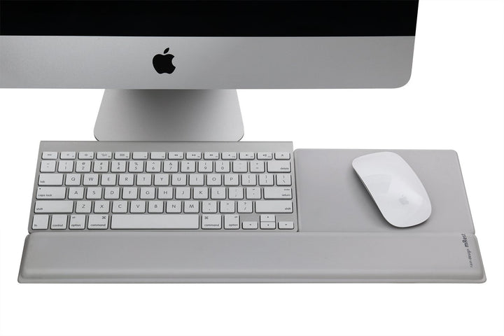 Rain Design mRest - Wrist Rest & Mouse Pad Silver, Silver