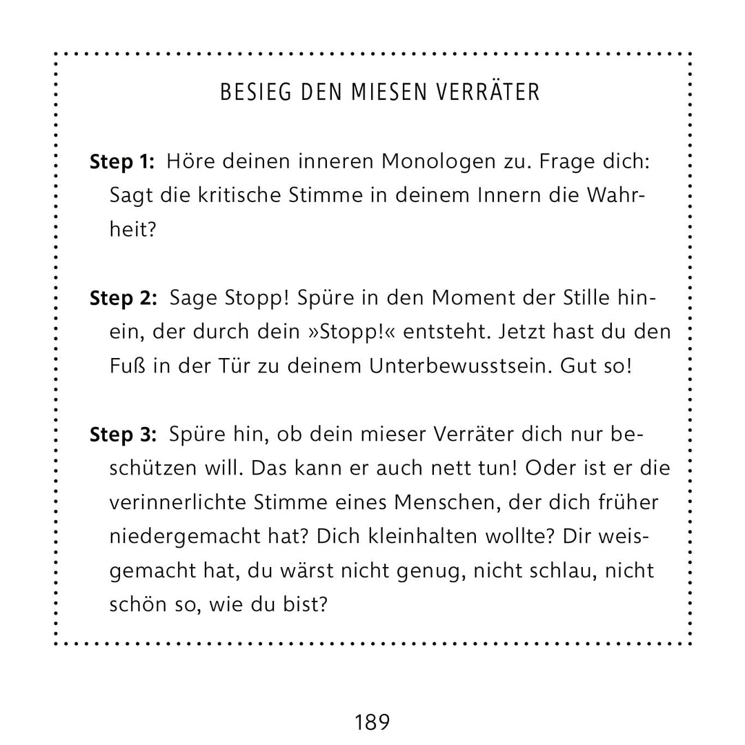 Das Randa-Prinzip: Besieg den miesen Verräter in dir | Randa Weiser, bekannt als Randa_and_the_gang,
