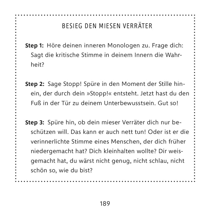 Das Randa-Prinzip: Besieg den miesen Verräter in dir | Randa Weiser, bekannt als Randa_and_the_gang,