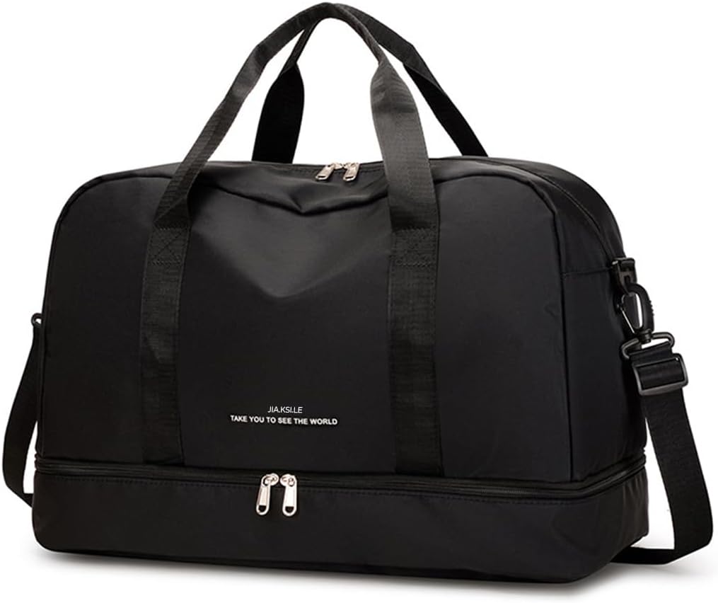 CORIOS Nylon Sporttasche für Herren/Damen Reisetaschen Duffle Bag Weekender Übernachtung Tasche Fitn