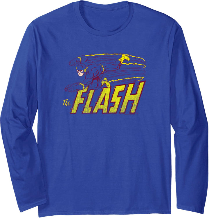 The Flash Speed Distressed Langarmshirt