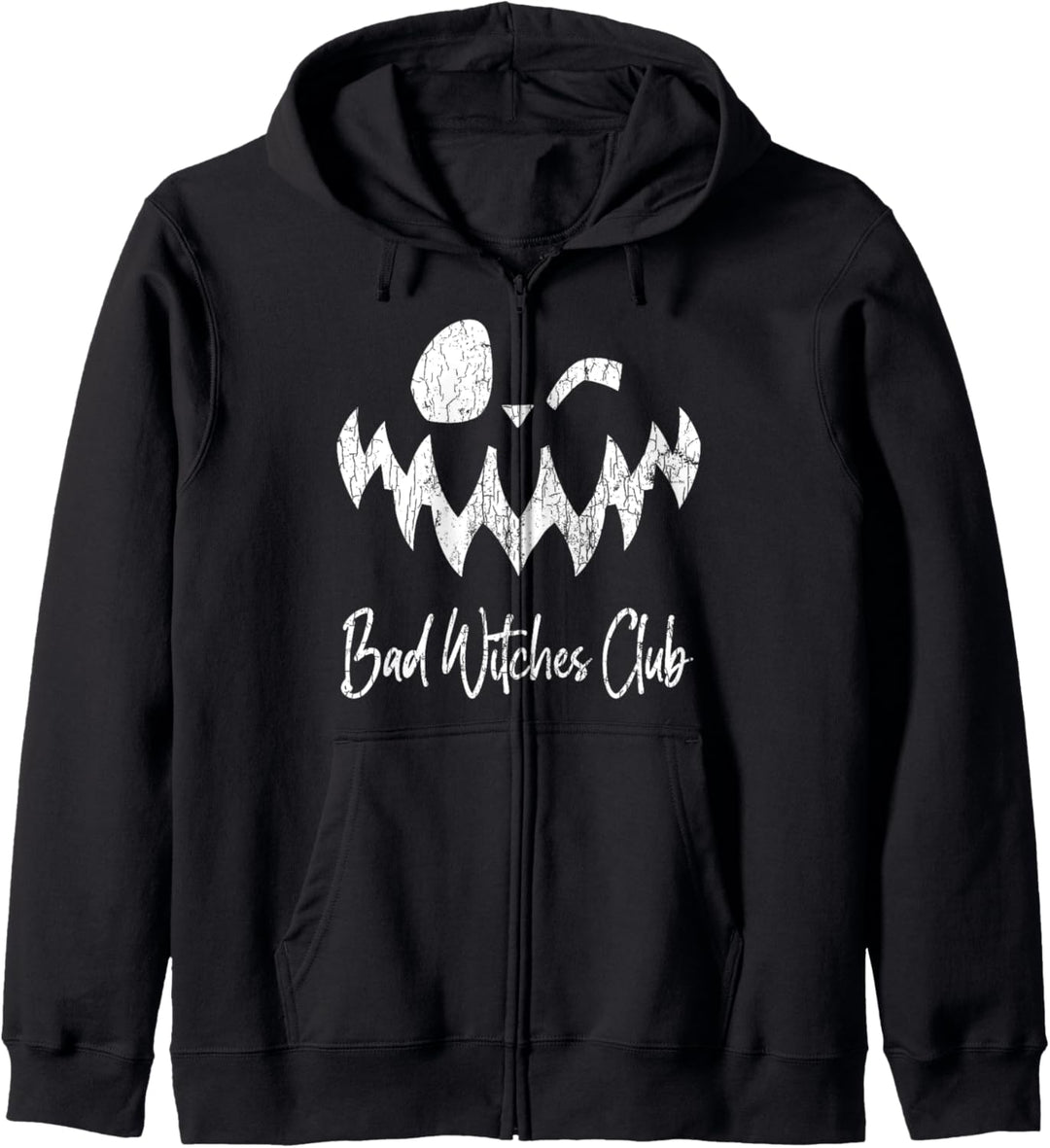 Bad Witches Club Lustige Halloween Kürbis Herbst Herbst Grafik Kapuzenjacke