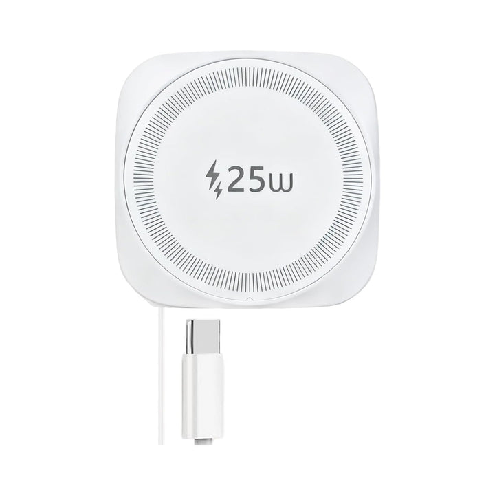 25W Wireless Ladegerät Magnetisches mit einziehbarem USB-C Kabel 0,7 m, 25W Qi2.2 Mag Safe iPhone Sc