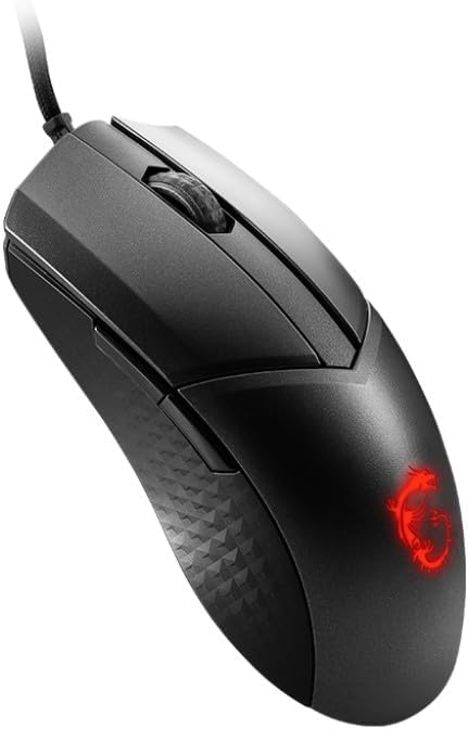 MSI Clutch GM41 Lightweight Gaming Maus (kabelgebunden, PMW-3389 Sensor, 400 - 6400 DPI, 6 Tasten, s