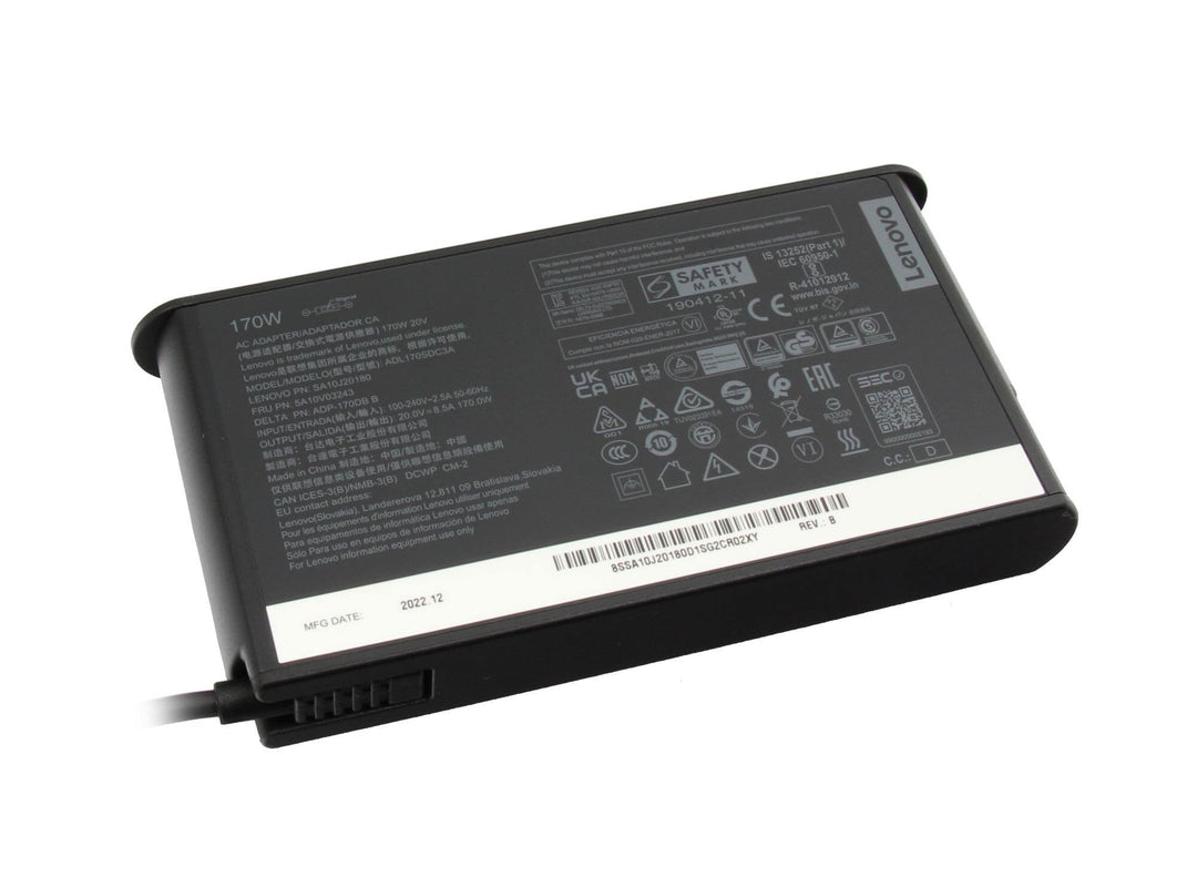 Lenovo ThinkPad P1 Gen 3 (20TH/20TJ) Original Netzteil 170 Watt Flache Bauform