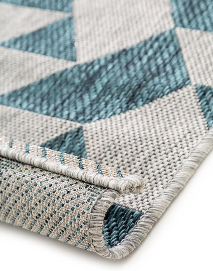 benuta Nest Teppich Cleo - Kunstfaser - Outdoor geeignet - Rechteckig & im Style:  Geometrisch, Retr