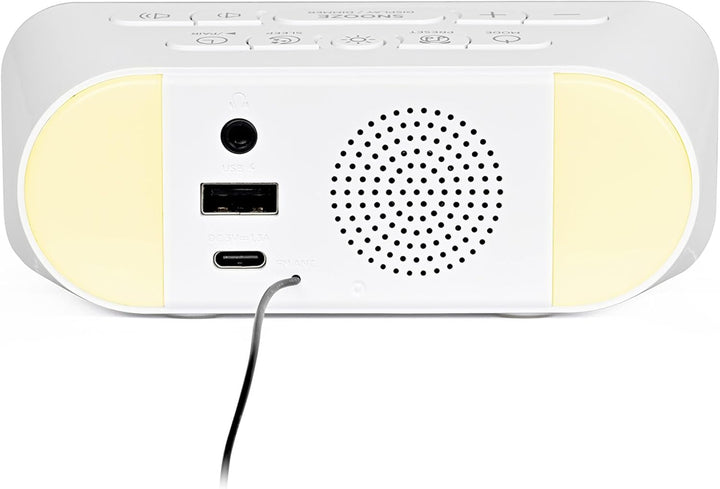 Silva Schneider UR 4200 BT – Kompaktes UKW-PLL-Uhrenradio mit Akku, Bluetooth, Dual-Alarm, Nachtlich