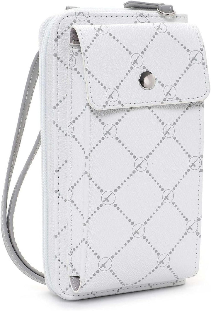 Tamaris Handyetui TAS Anastasia Classic 31779 Damen Handyetuis Print white/grey 308 Einheitsgrösse W