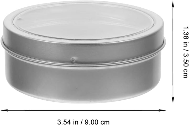 DOITOOL 4 Stück Magnetische Aufbewahrungsbox kann Kühlschrank Behälter für Gewürze Metallbehälter mi