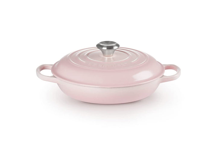 Le Creuset Signature Gusseisen Gourmet-Profitopf, Rund, Ø 26 cm, 2,2 l, Für alle Herdarten inkl. Ind