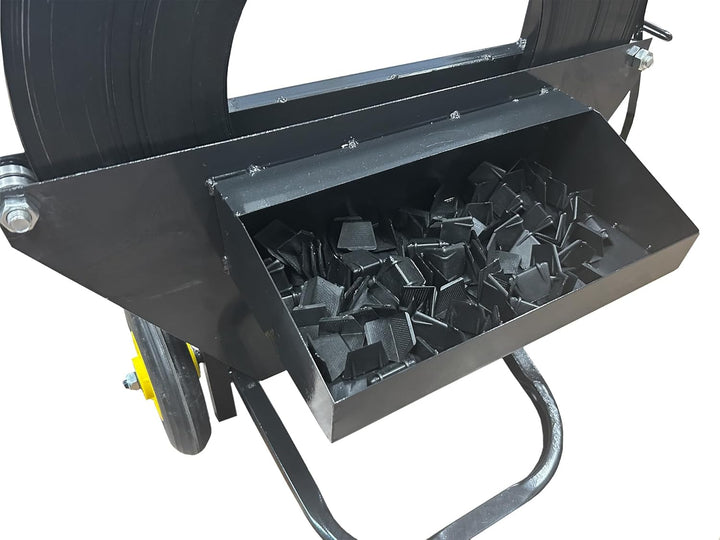 KORTPACK Abrollwagen aus Metall für Stahlband/Scheibenwicklung 12 mm - bis 32 mm/Abroller