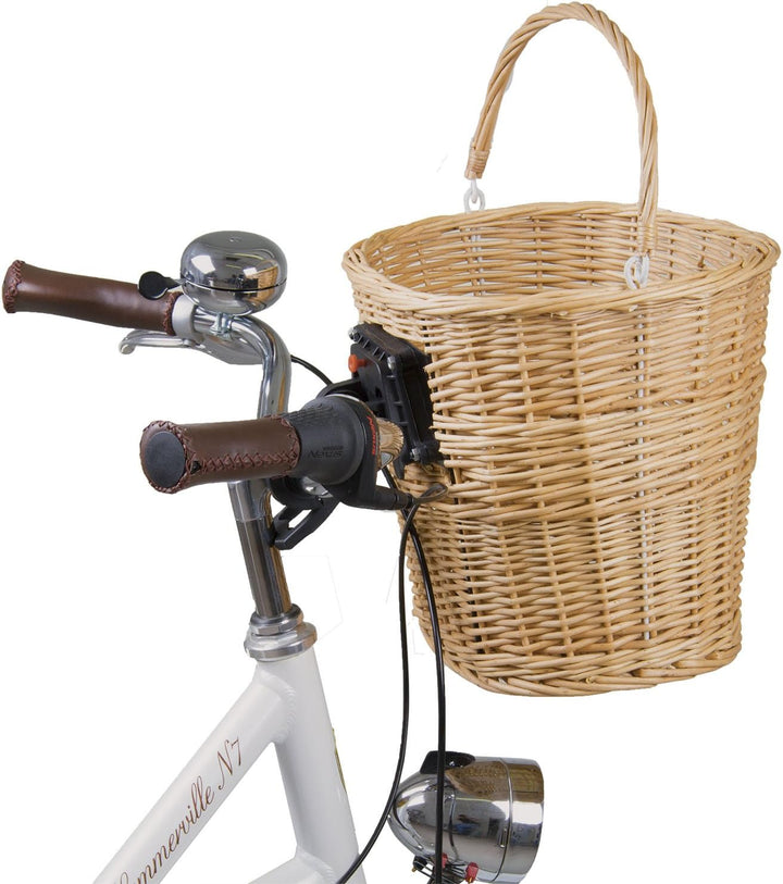 M-Wave Universeller Fahrradkorb aus Weidengeflecht in mehreren Kollektionen. BA-FW-Clip Eco, BA-FW-C